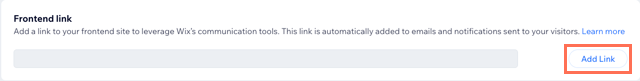 Click "Add link"