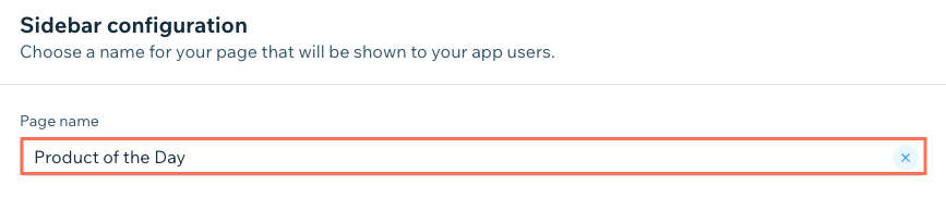 Name the dashboard page