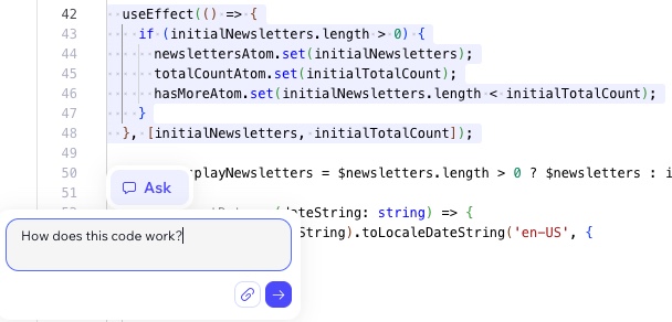 Wix Vibe Code tab floating chat