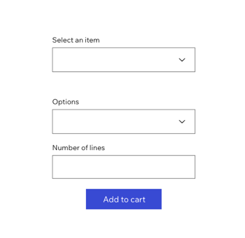 Completed item page widget