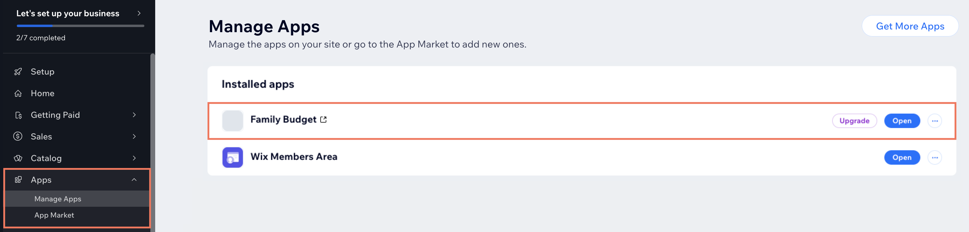 External URL apps