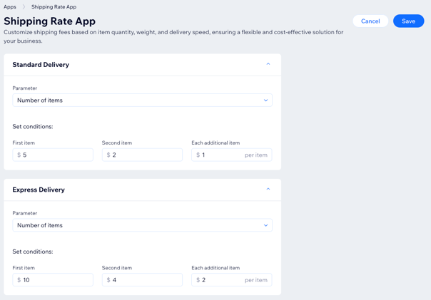 Tutorial dashboard example