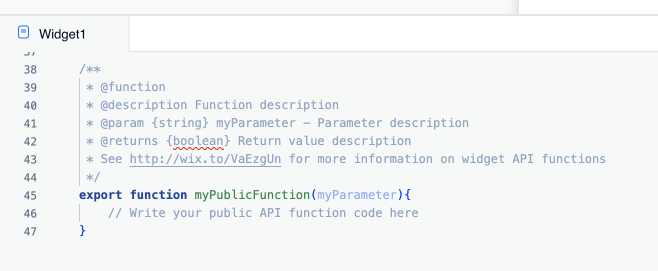 empty function