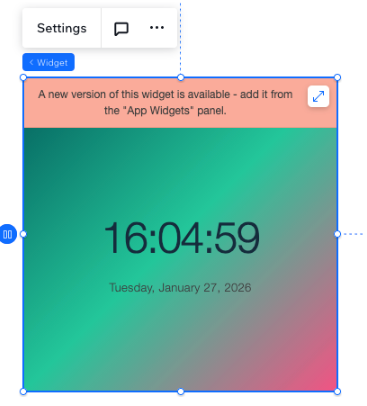 Notification example