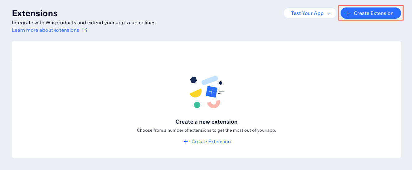 Create extension