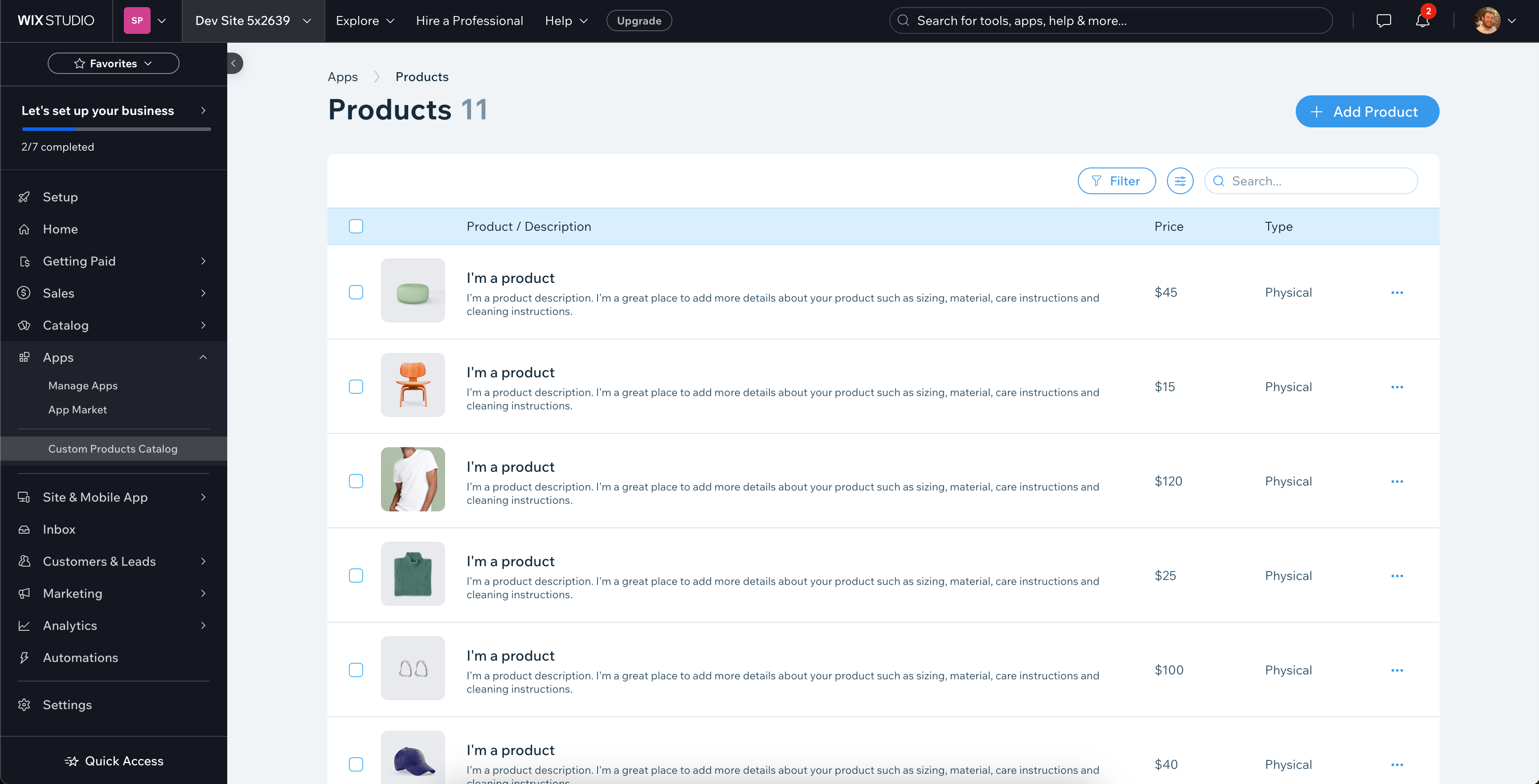 App preview