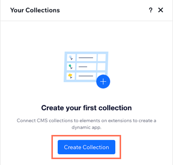 Create your first collection