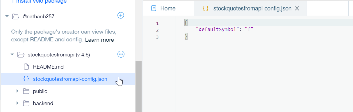 config-in-editor