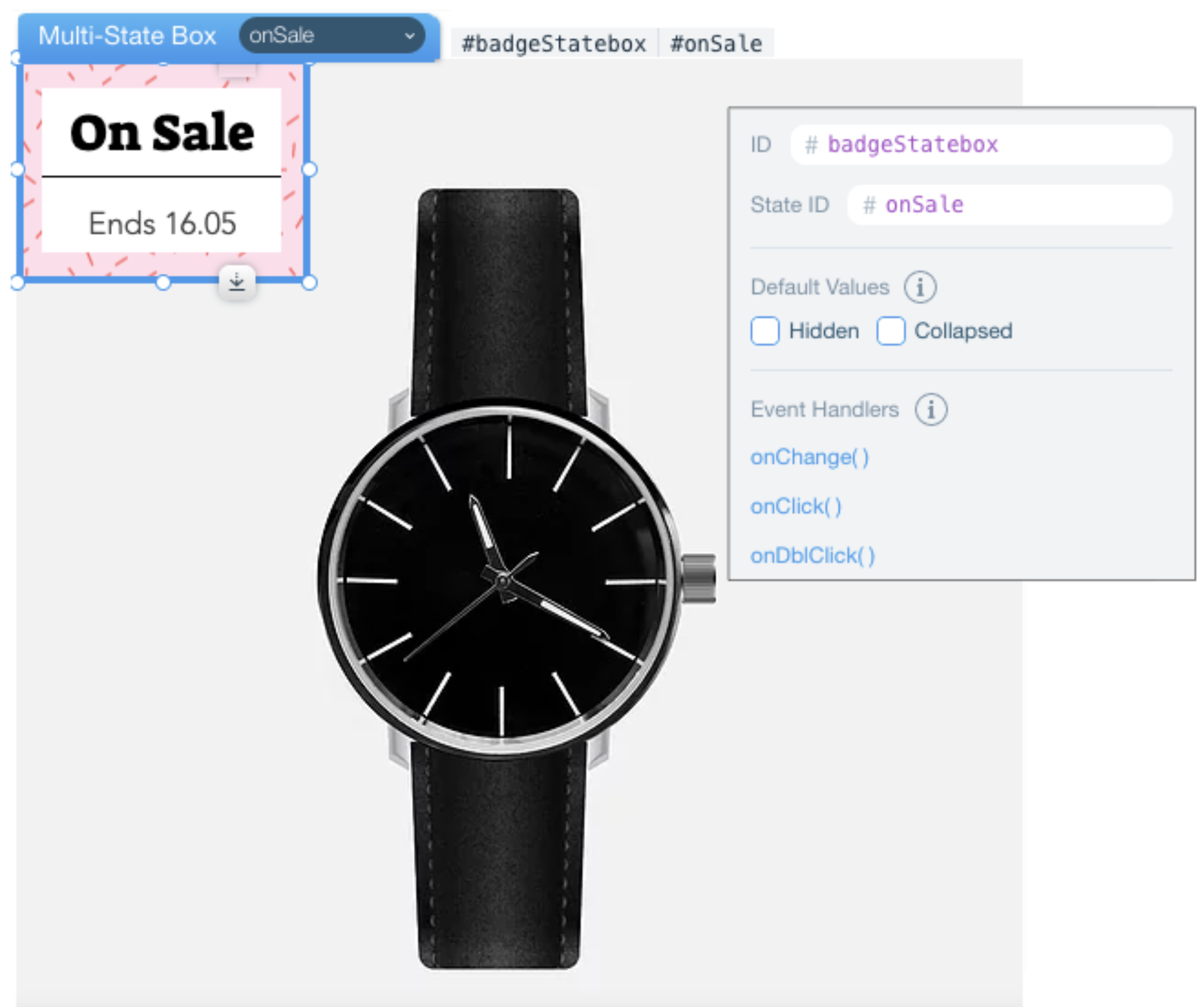 "On Sale" badge state