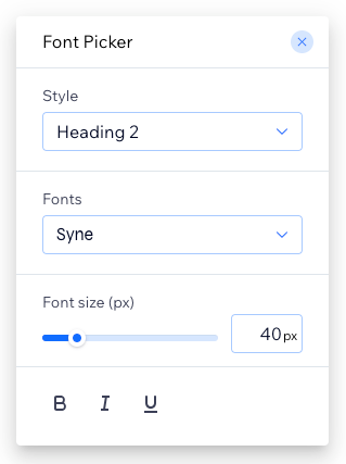 font-picker