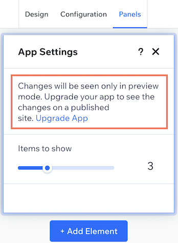 upgrade app