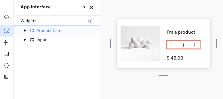 product widget
