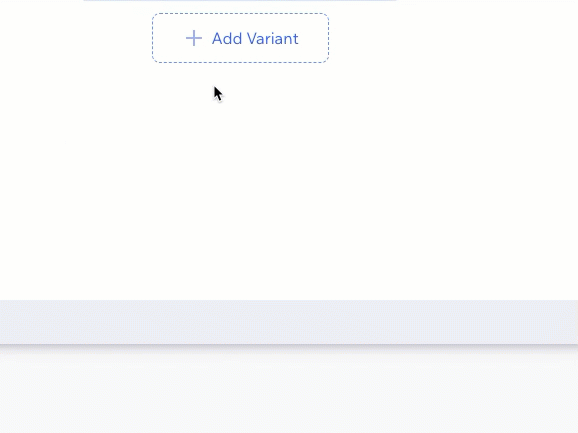 Example of the add variant behavior