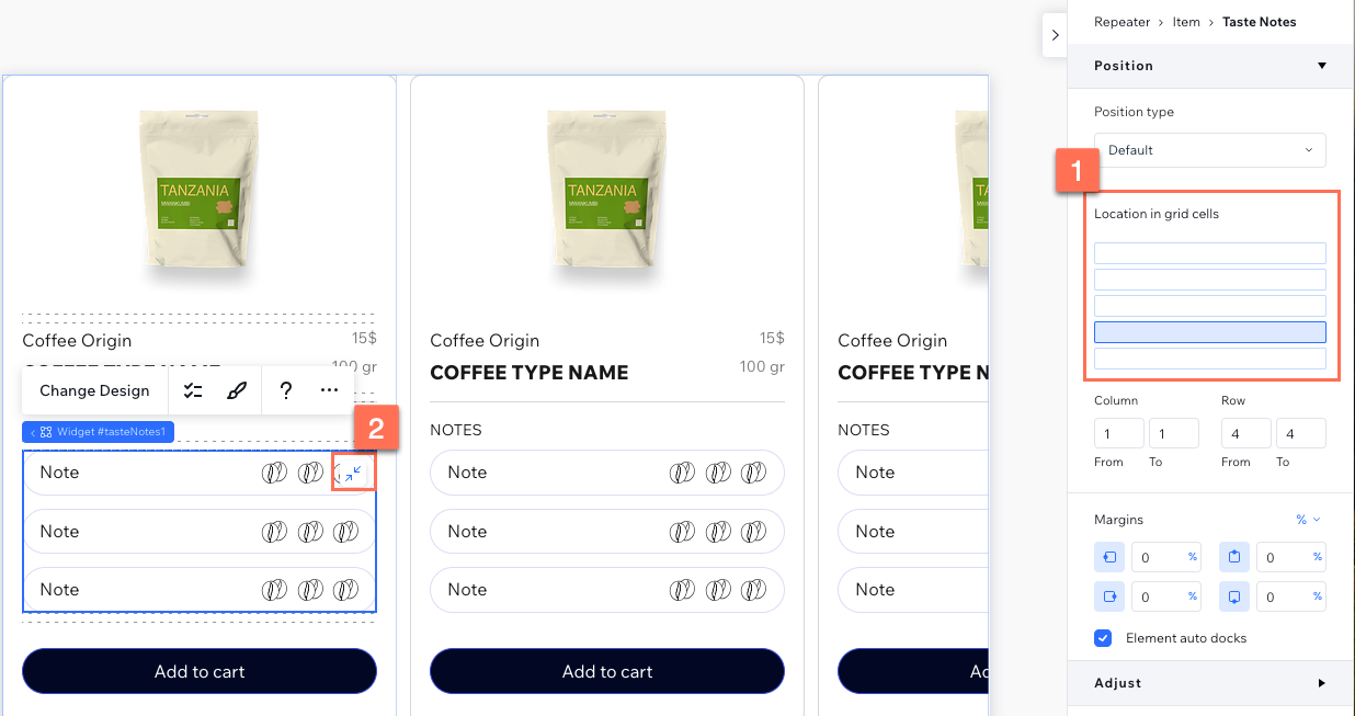 Design nested widget