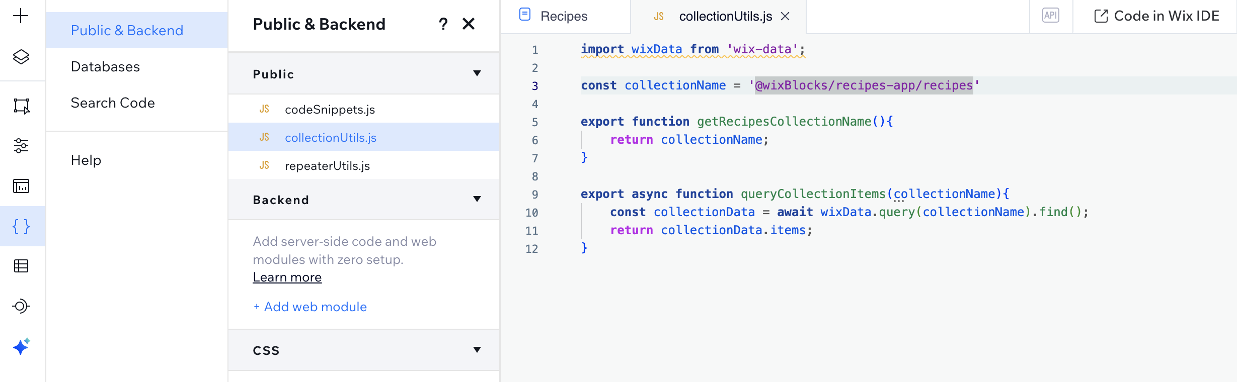 change collection name