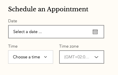 Appointment Field